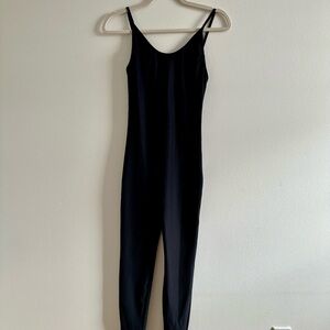Princess Polly Black Women's Ribbed Tank Jumpsuit Size Small